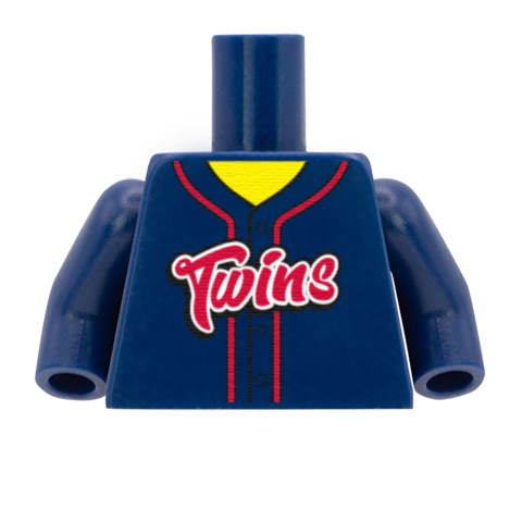 Minnesota Twins (American League) - Custom Design Minifigure Torso