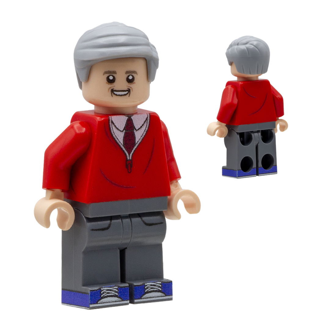 Mister Rogers' Neighborhood - Fred Rogers - Custom Design LEGO Minifigure 