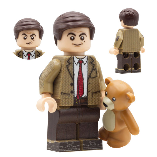 Mr Bean played by Rowan Atkinson - Custom Design LEGO Minifigure