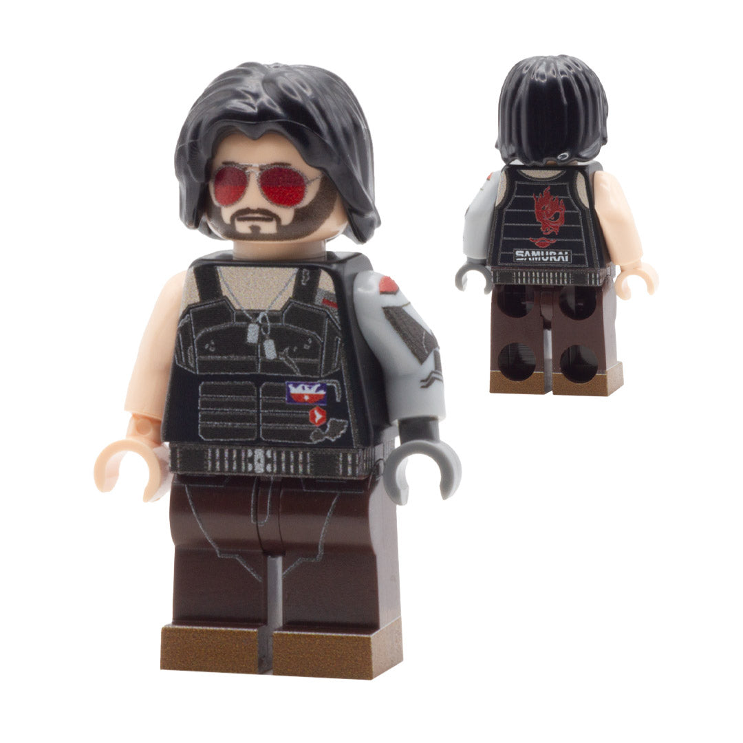 Johnny Silverhand - Cyberpunk 2077 - Custom Design LEGO Minifigure