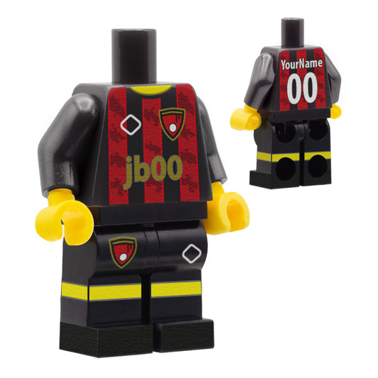 Personalised Bournemouth Kit - Custom Design Minifigure