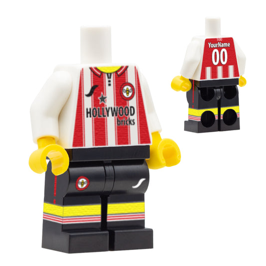 Personalised Brentford Kit - Custom Design Minifigure