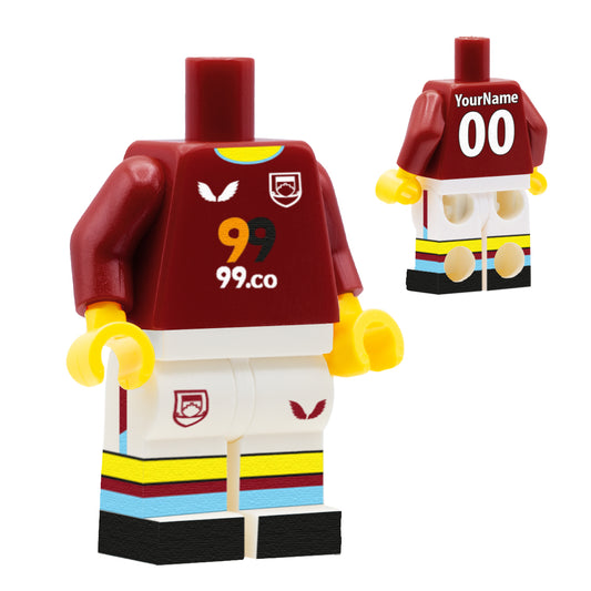 Personalised Burnley Kit - Custom Design Minifigure