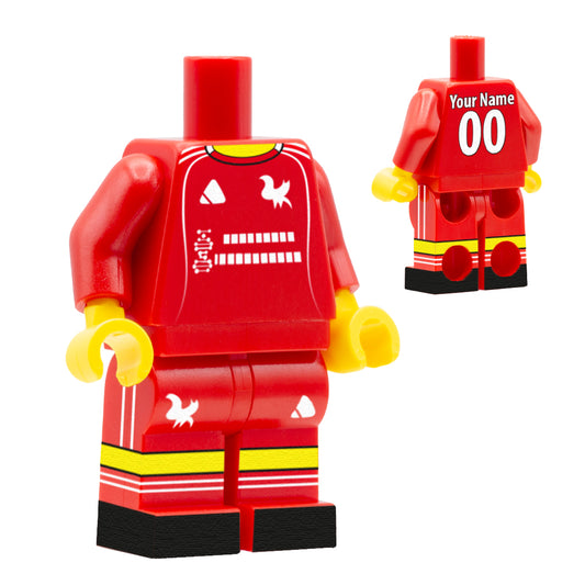 Personalised Liverpool Kit - Custom Design Minifigure