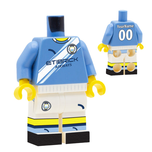 Personalised Manchester City Kit - Custom Design Minifigure