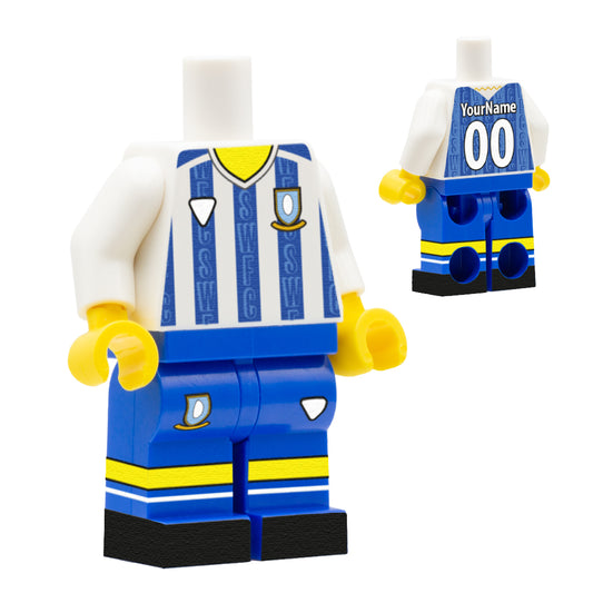 Personalised Sheffield Wednesday Kit - Custom Design Minifigure