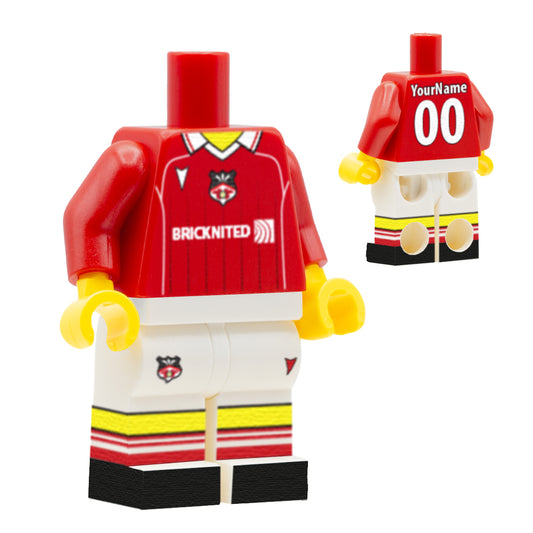 Personalised Wrexham Kit - Custom Design Minifigure