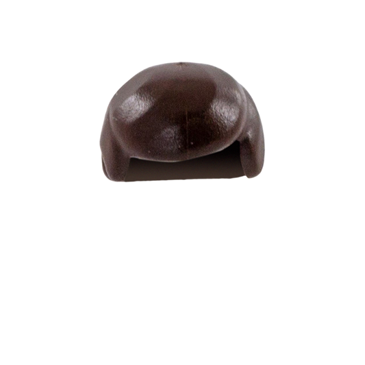 Dark Brown Standard Short Hair - LEGO Minifigure Hair