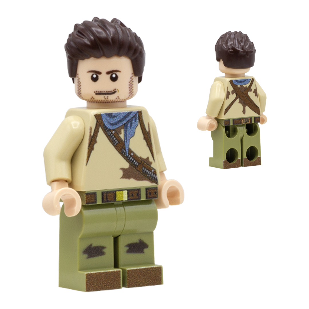 Uncharted - Nathan Drake - Custom Design LEGO Minifigure