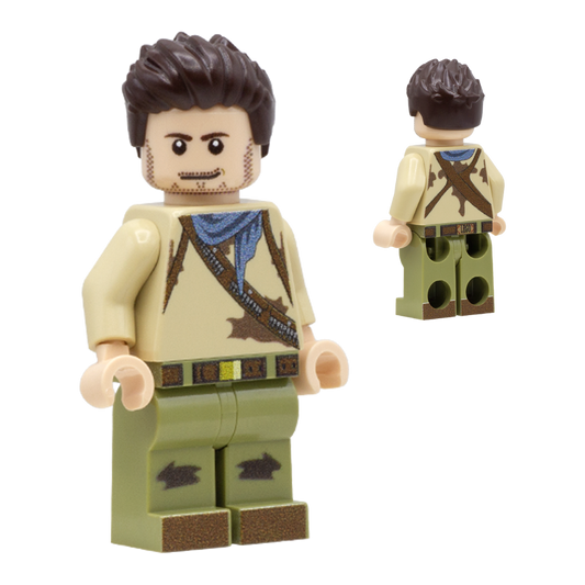 Uncharted - Nathan Drake - Custom Design LEGO Minifigure