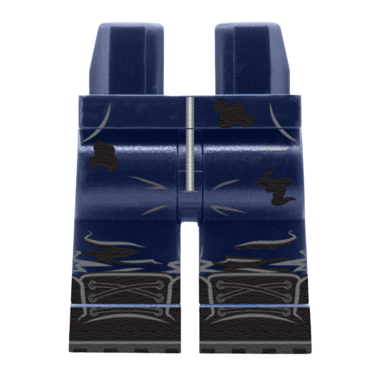 Navy Mechanic Legs - Custom Printed Minifigure Legs