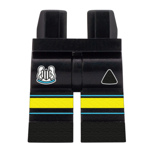 Newcastle United Football Shorts - Custom Minifigure Legs