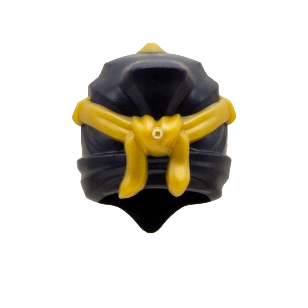Black and Gold LEGO Ninjago Wrap/Headscarf - LEGO Minifigure Accessory