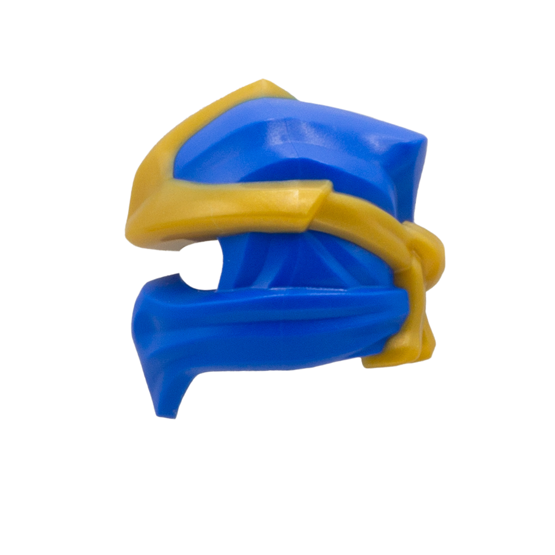 Blue and Gold LEGO Ninjago Wrap/Headscarf - LEGO Minifigure Accessory