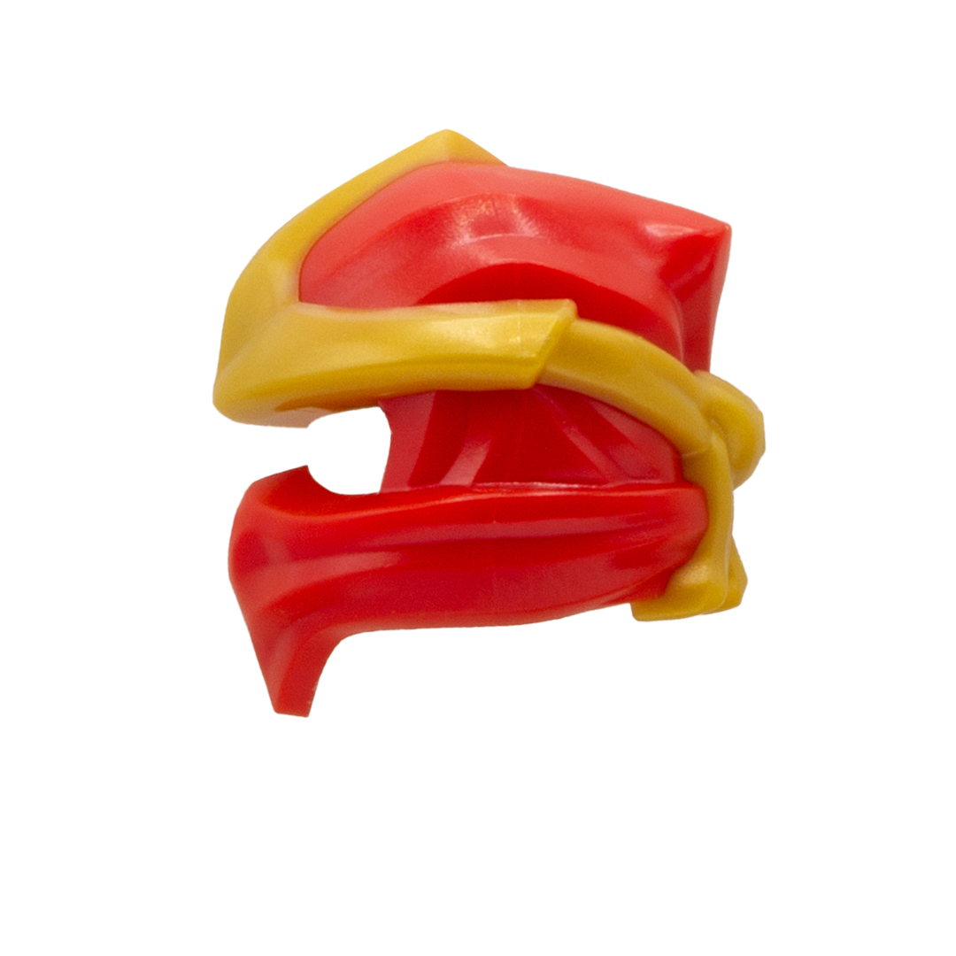 Red and Gold LEGO Ninjago Wrap/Headscarf - LEGO Minifigure Accessory