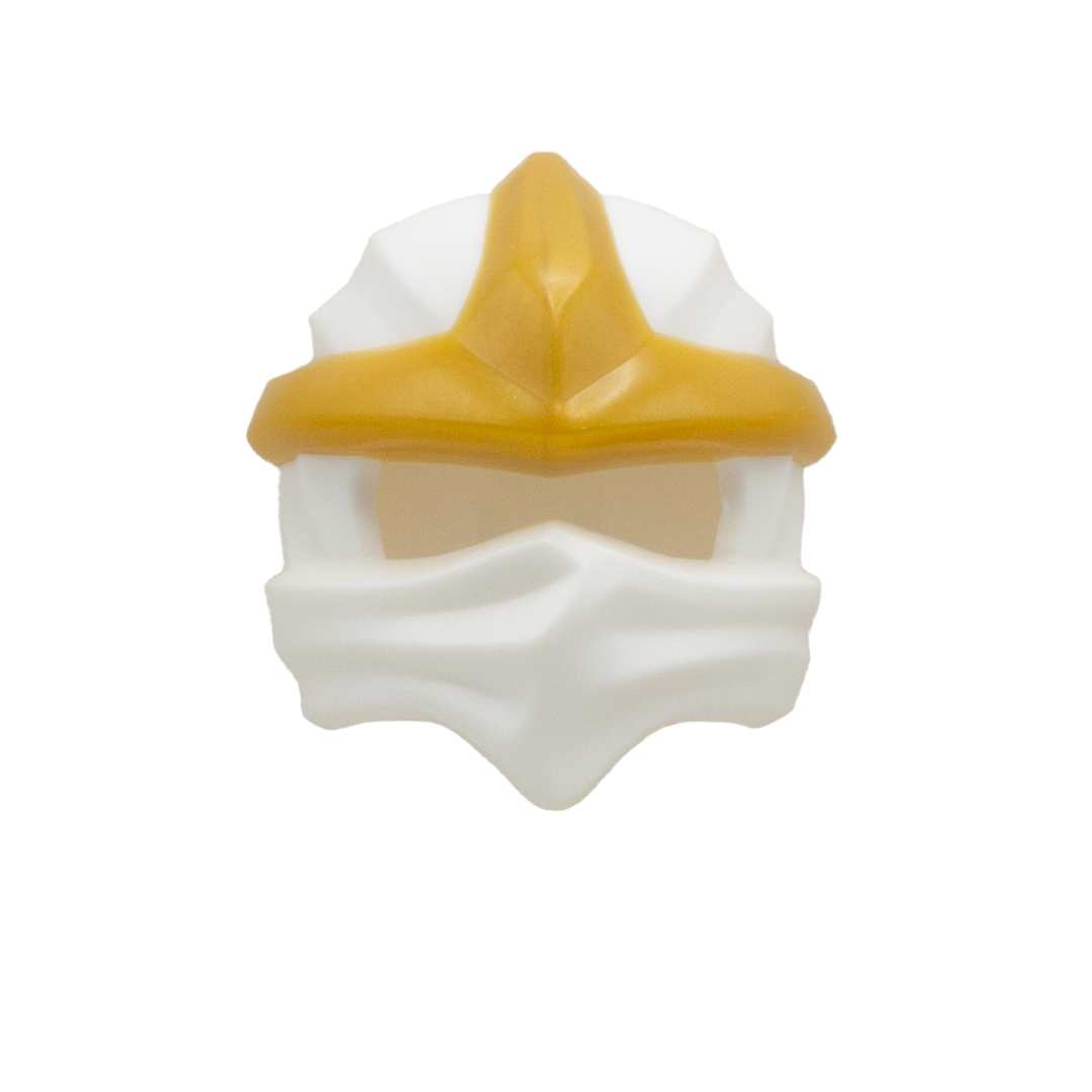 White and Gold LEGO Ninjago Wrap/Headscarf - LEGO Minifigure Accessory