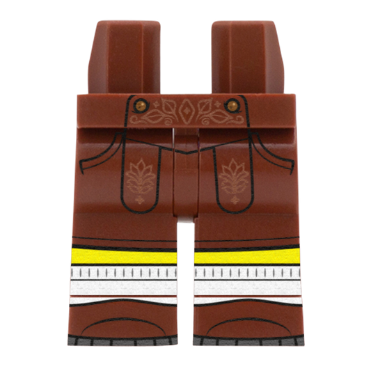 Oktoberfest Trousers (Various Skin Tones) - Custom Printed Minifigure Legs