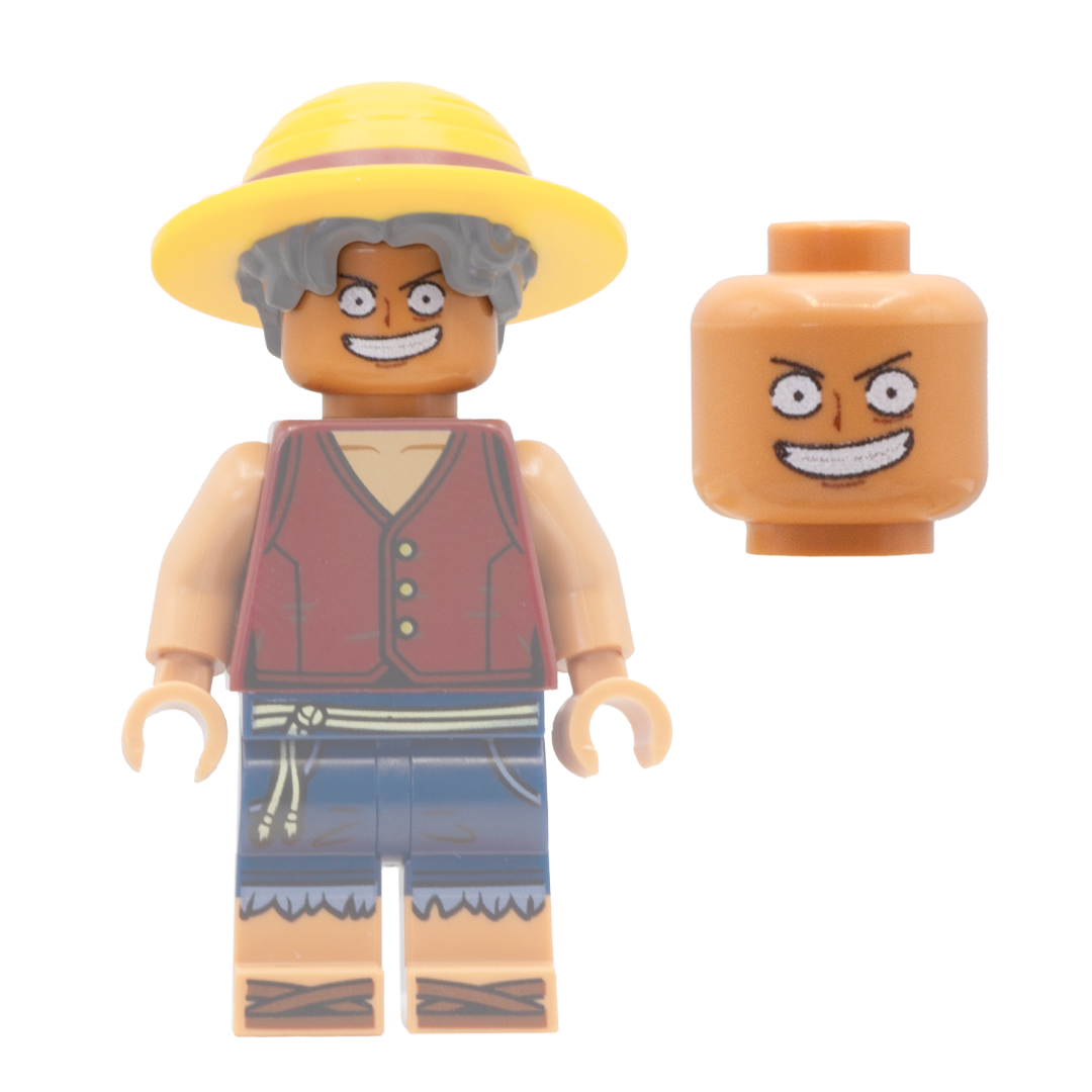 Upgrade your LEGO One Piece Go Merry Set - Custom Design LEGO Minifig heads