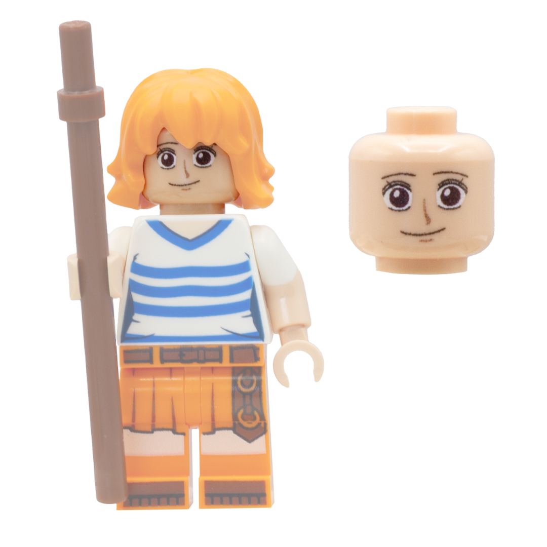 Upgrade your LEGO One Piece Go Merry Set - Custom Design LEGO Minifig heads