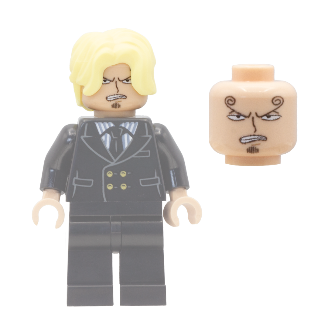 Upgrade your LEGO One Piece Go Merry Set - Custom Design LEGO Minifig heads