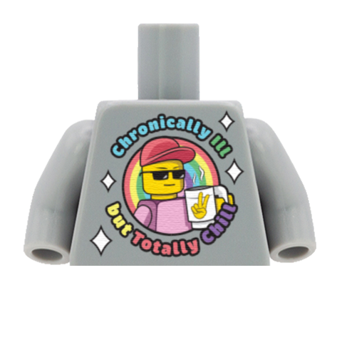 Chronically ill but totally chill custom LEGO torso design