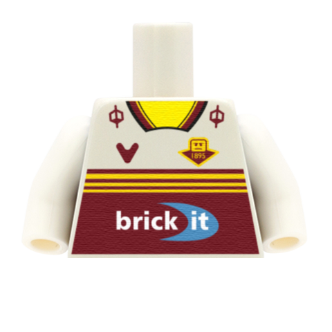 Huddersfield Giants Shirt (Rugby League) - Custom LEGO Minifigure Torso