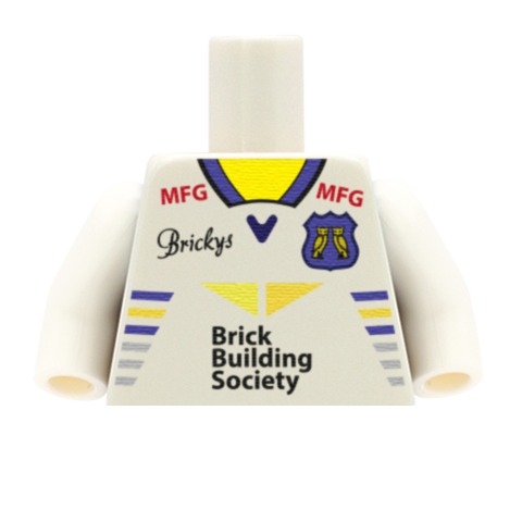 Leeds Rhinos Shirt (Rugby League) - Custom LEGO Minifigure Torso