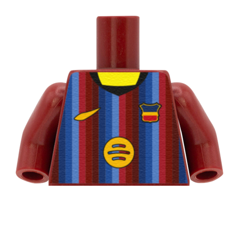 Personalised Barcelona Shirt - Custom Design Minifigure Torso