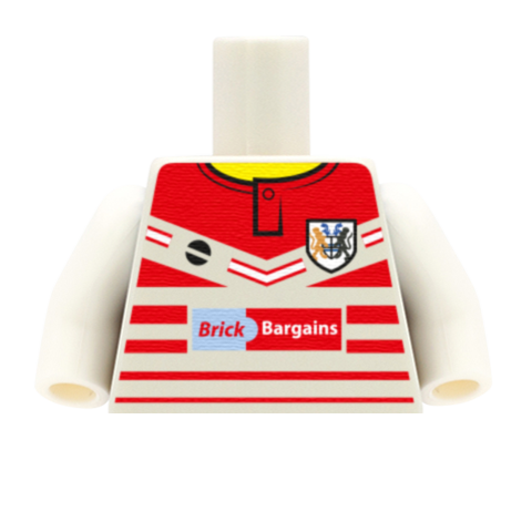 St Helens Shirt (Rugby League) - Custom LEGO Minifigure Torso