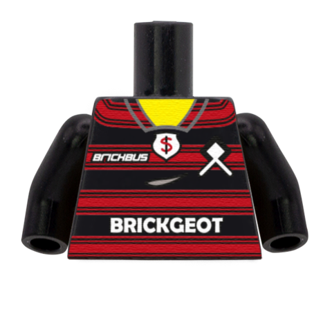 Stade Toulousian Shirt (Rugby League) - Custom LEGO Minifigure Torso