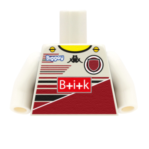 Wigan Warriors Shirt (Rugby League) - Custom LEGO Minifigure Torso