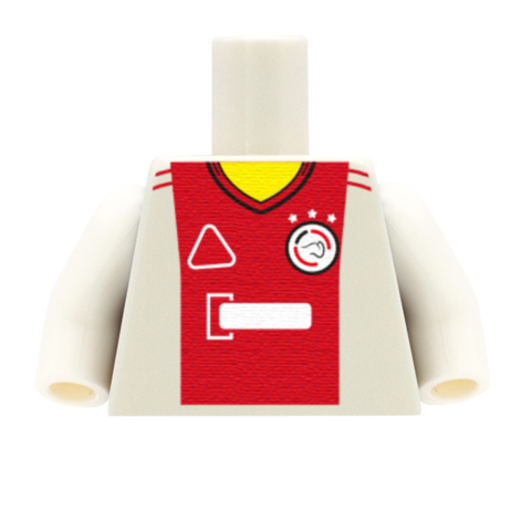 Personalised Ajax Shirt - Custom Design Minifigure Torso
