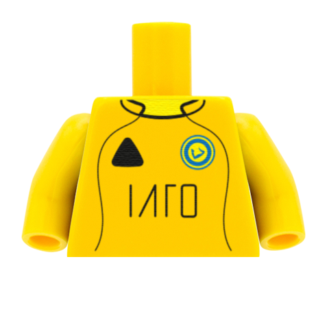 Personalised Al Nassr Shirt - Custom Design Minifigure Torso