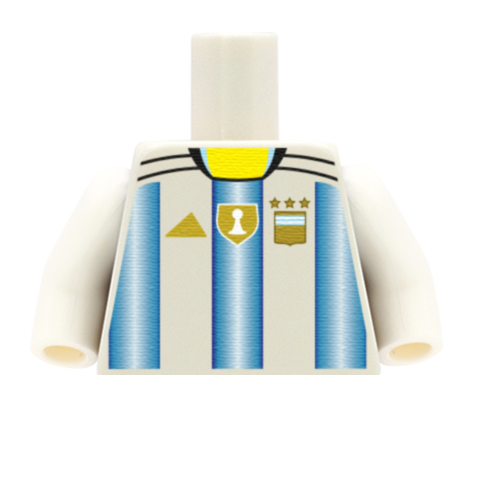 2026 Argentina Football Shirt - Personalised Minifigure Torso