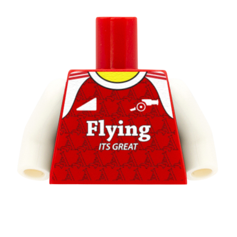 Personalised Arsenal Shirt - Custom Design Minifigure Torso