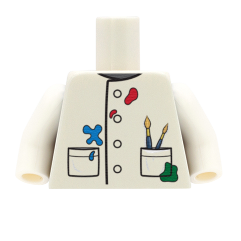 Artist Apron - Custom Design Minifigure Torso