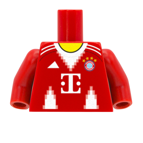Personalised Bayern Munich Shirt - Custom Design Minifigure Torso