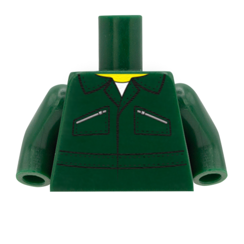 Boiler Suit - Custom Design Minifigure Torso