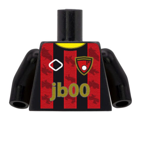 Personalised Bournemouth Shirt - Custom Design Minifigure Torso