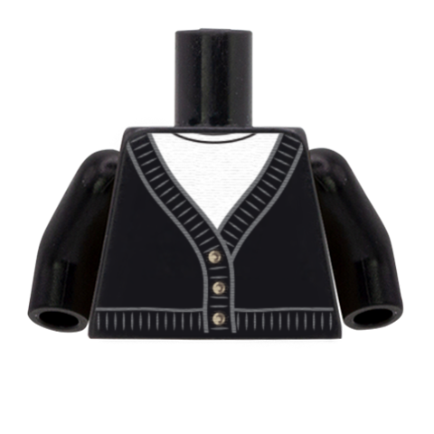 Buttoned Cardigan - Custom Design Minifigure Torso