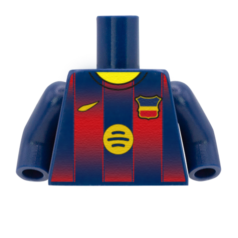 Personalised Barcelona Shirt - Custom Design Minifigure Torso