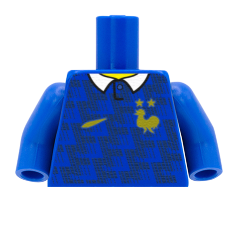 2026 France Football Shirt - Personalised Minifigure Torso