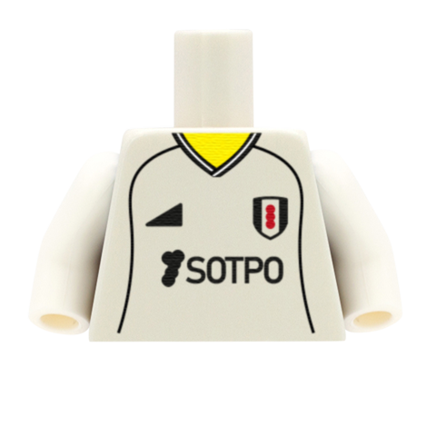 Personalised Fulham Shirt - Custom Design Minifigure Torso
