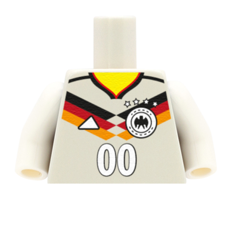 2026 Germany Football Shirt - Personalised Minifigure Torso