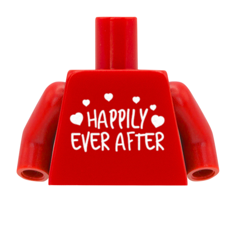 Happily Ever After - Custom Design Minifigure Torso