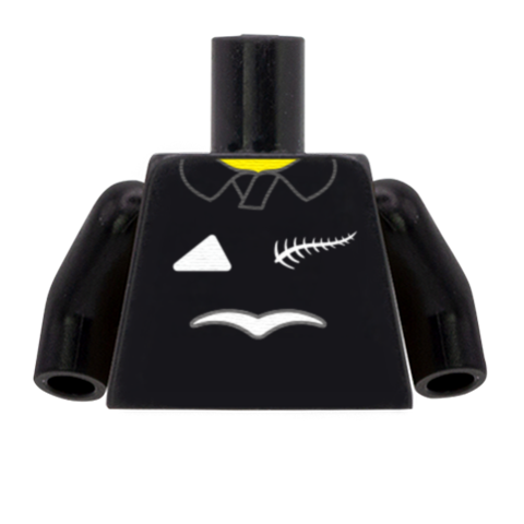 Personalised New Zealand Rugby Shirt - Custom Design Minifigure Torso