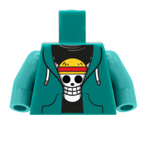 One Part Jacket - Custom Design Minifigure Torso