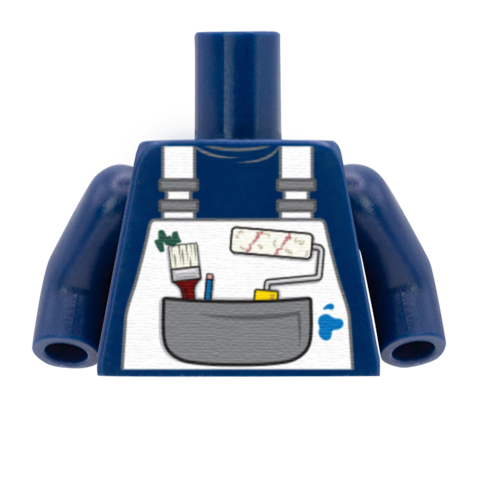Painter Decorator Apron- Custom Design Minifigure