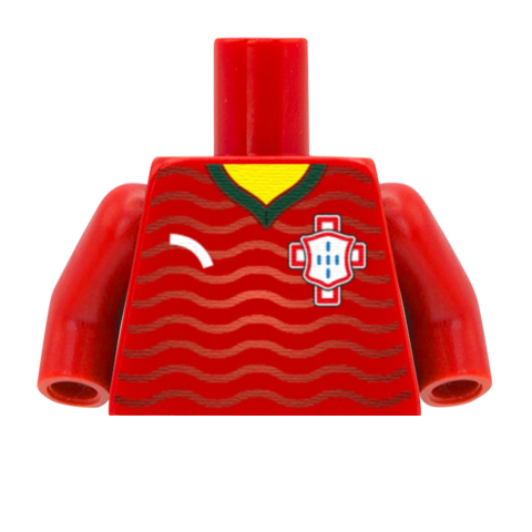 2026 Portugal Football Shirt - Personalised Minifigure Torso