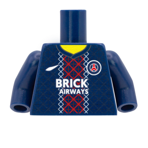 Personalised PSG Shirt - Custom Design Minifigure Torso